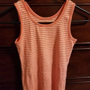 Orange stripe tank